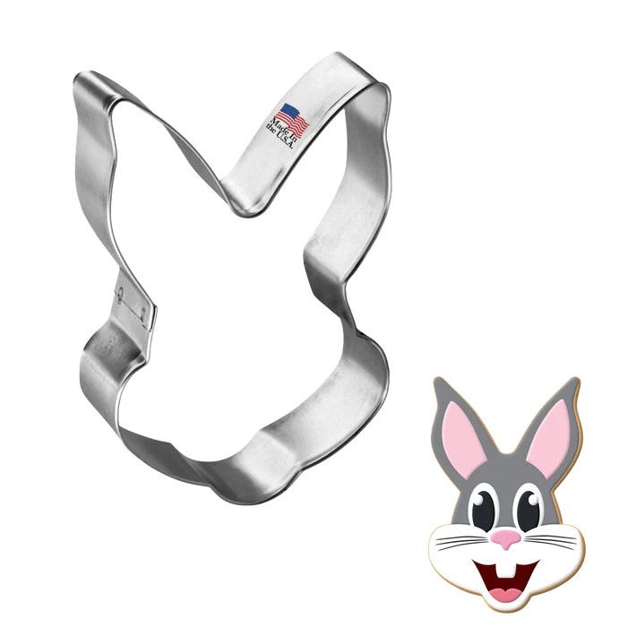 Bunny Face Cookie Cutter(3.75")