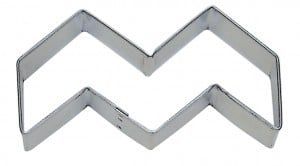 Chevron Cookie Cutter (4 1/8")