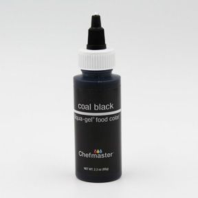 Coal Black Chefmaster Liqua-gel 2.3 ounce