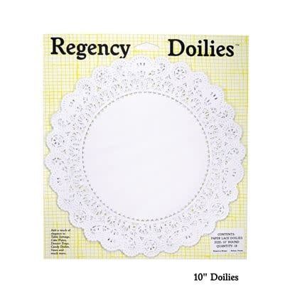 10" Inch Round Paper Doilies (18ct)