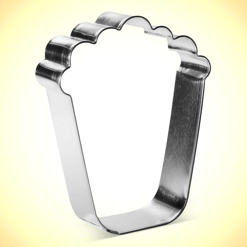 Popcorn Cookie Cutter (3.75")