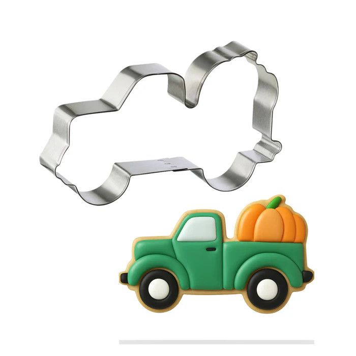 Truck with Pumpkin Cookie Cutter (5")