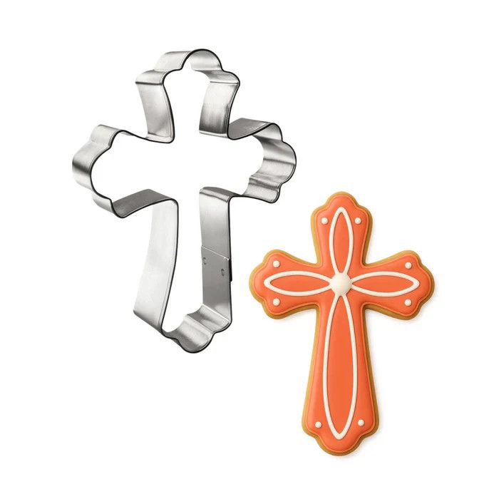 Fancy Cross Cookie Cutter (5")