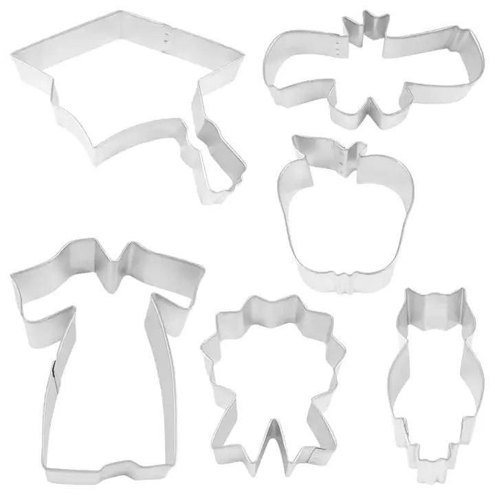 Graduation Cookie Cutter Set (6pc)