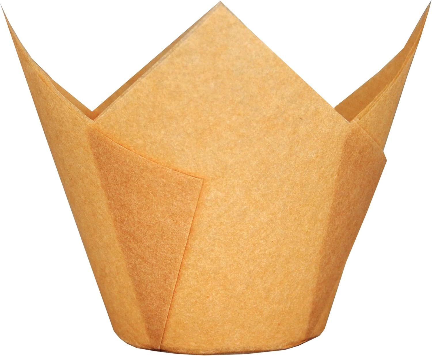 Jumbo Tulip Baking Cups - Light Brown/Tan - (12 Count)