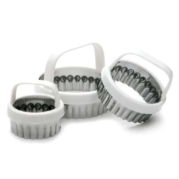 Scalloped Edge Cookie/Biscuit Cutter (Set of 3)