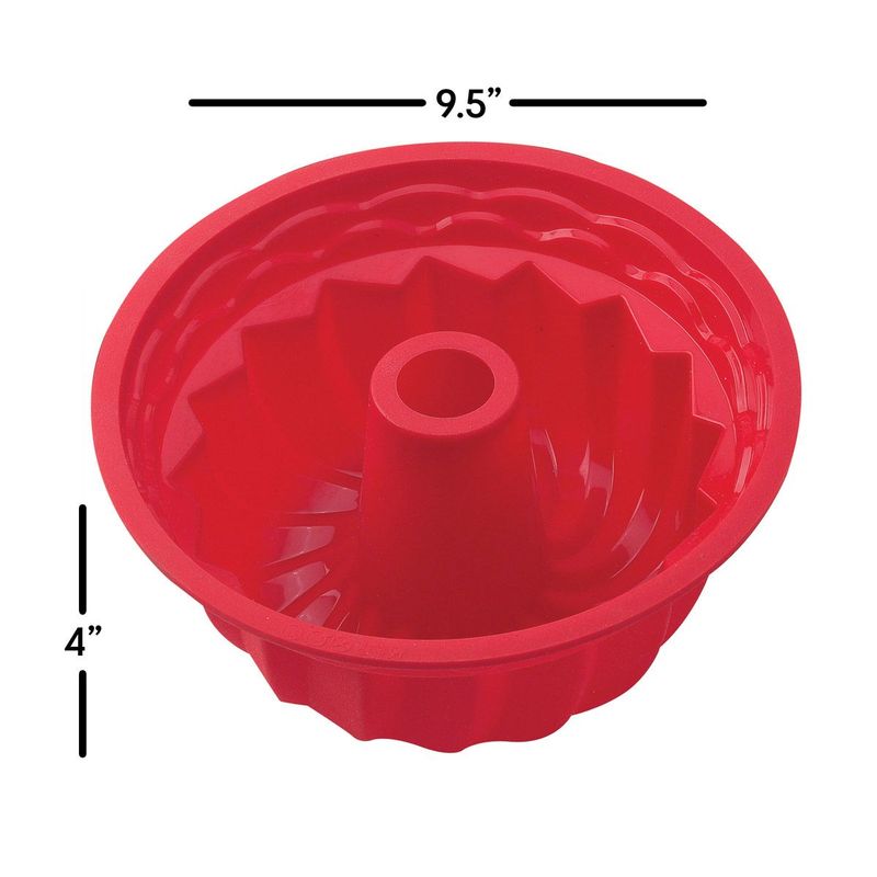Silicone Fluted Cake Pan (9.5 inch)