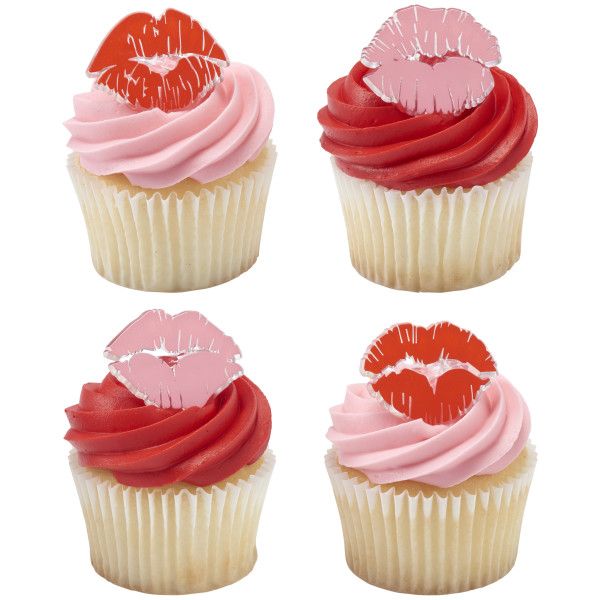 Kisses - Cupcake Rings (12 count)