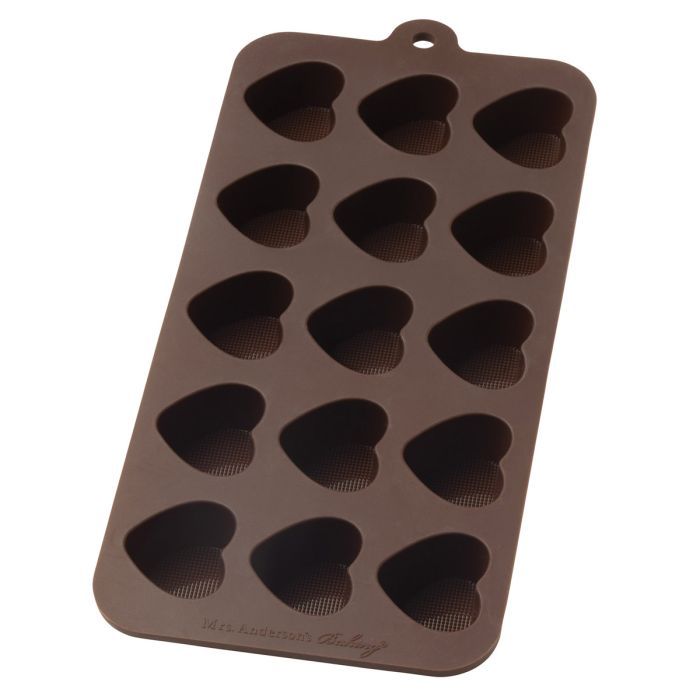 Heart Shaped Chololate Molds (Silicone - 15 Cavity)