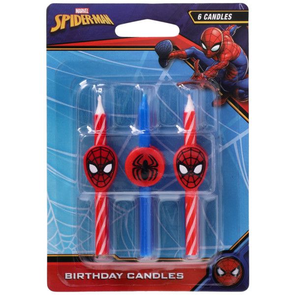 Spider-Man Candles (6 Count)