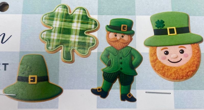 Leprechaun St. Patrick's Day Cookie Cutter Set - 4pc