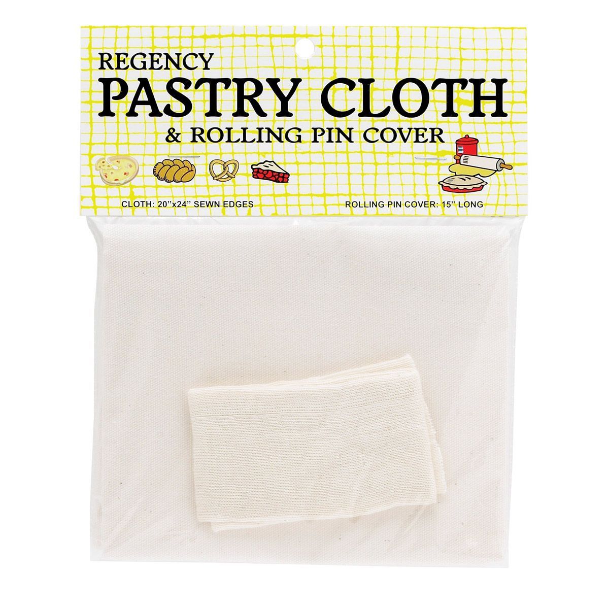 Pastry Cloth and Rolling Pin Cover Set