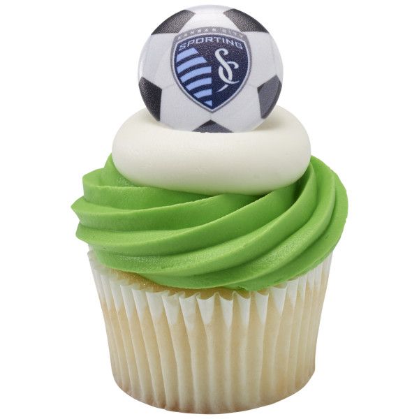 Sporting Kansas City Cupcake Rings (12/pkg)