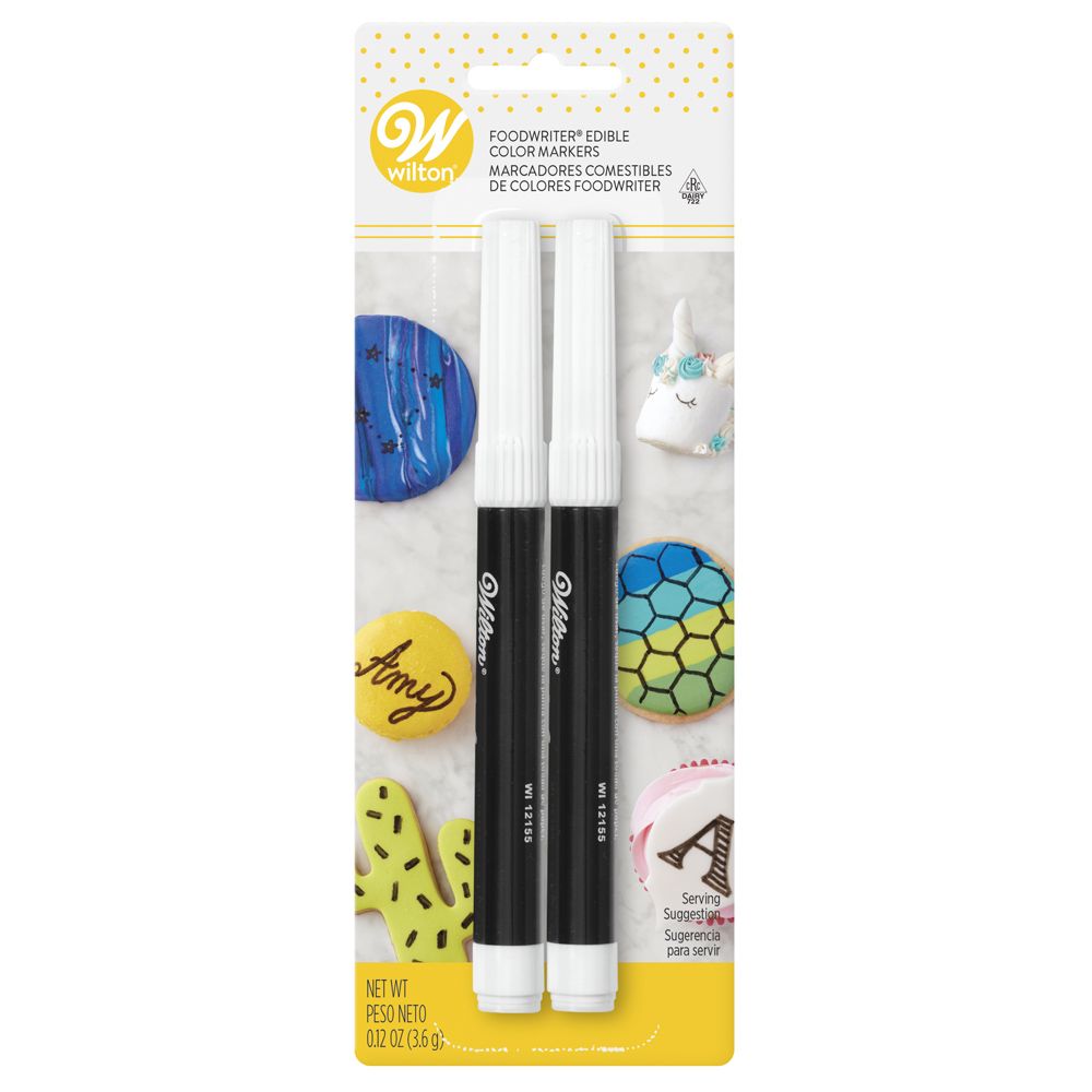 Wilton Edible Food Decorating Pens (2 ct. Bold &amp; Fine Tip)