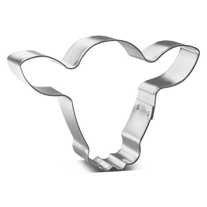 Steer Head Cookie Cutter (3.5")