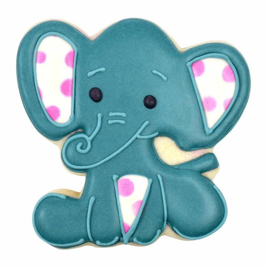 Baby Elephant Cookie Cutter (3.25")