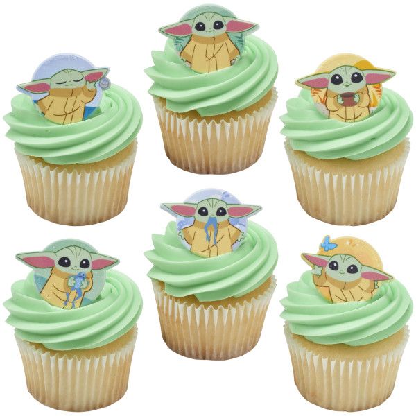 Star Wars: The Mandalorian™  Small But Mighty Cupcake Rings (12 ct)
