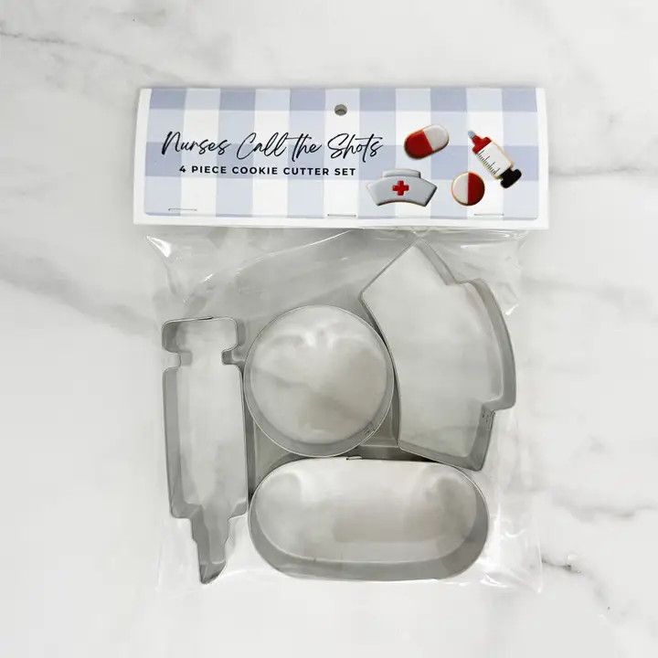 Nurses Call The Shots Cookie Cutter Set (4 pc)