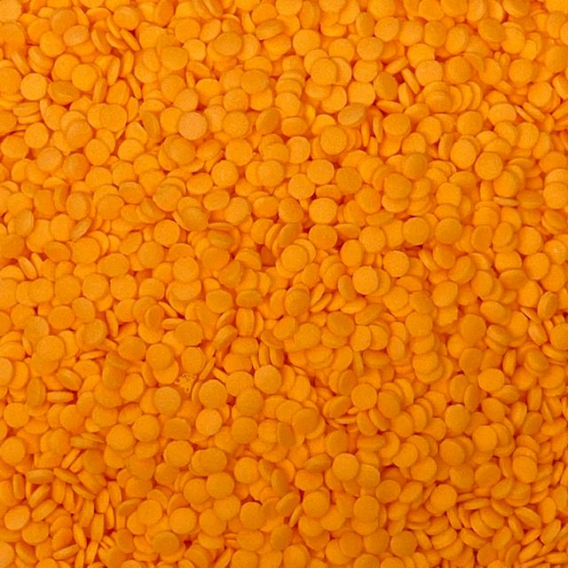Neon Orange Confetti Quins  - 4oz Bottle