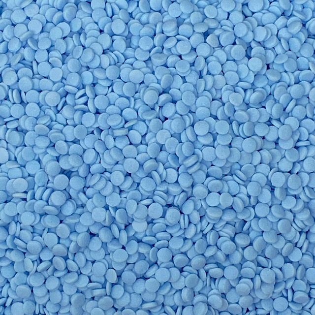 Pastel Blue Confetti Quins  - 4oz Bottle