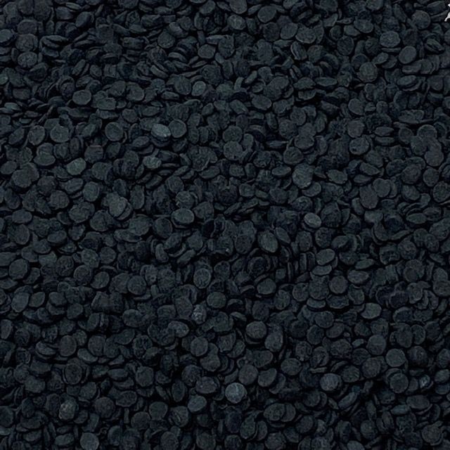 Black Confetti Quins - 4oz Bottle