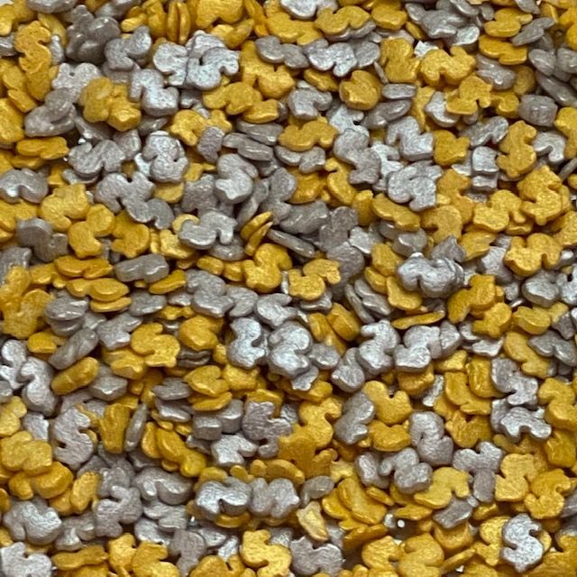 Dollar Sign Pearl Quins (Gold &amp; Silver Mix)