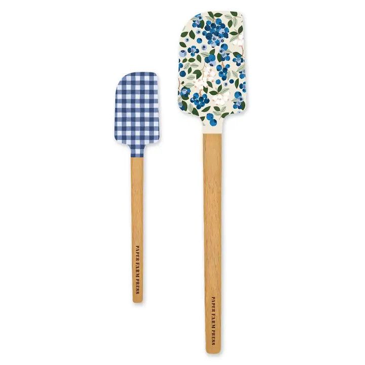 Blueberry Field Silicone Spatulas (set of 2)