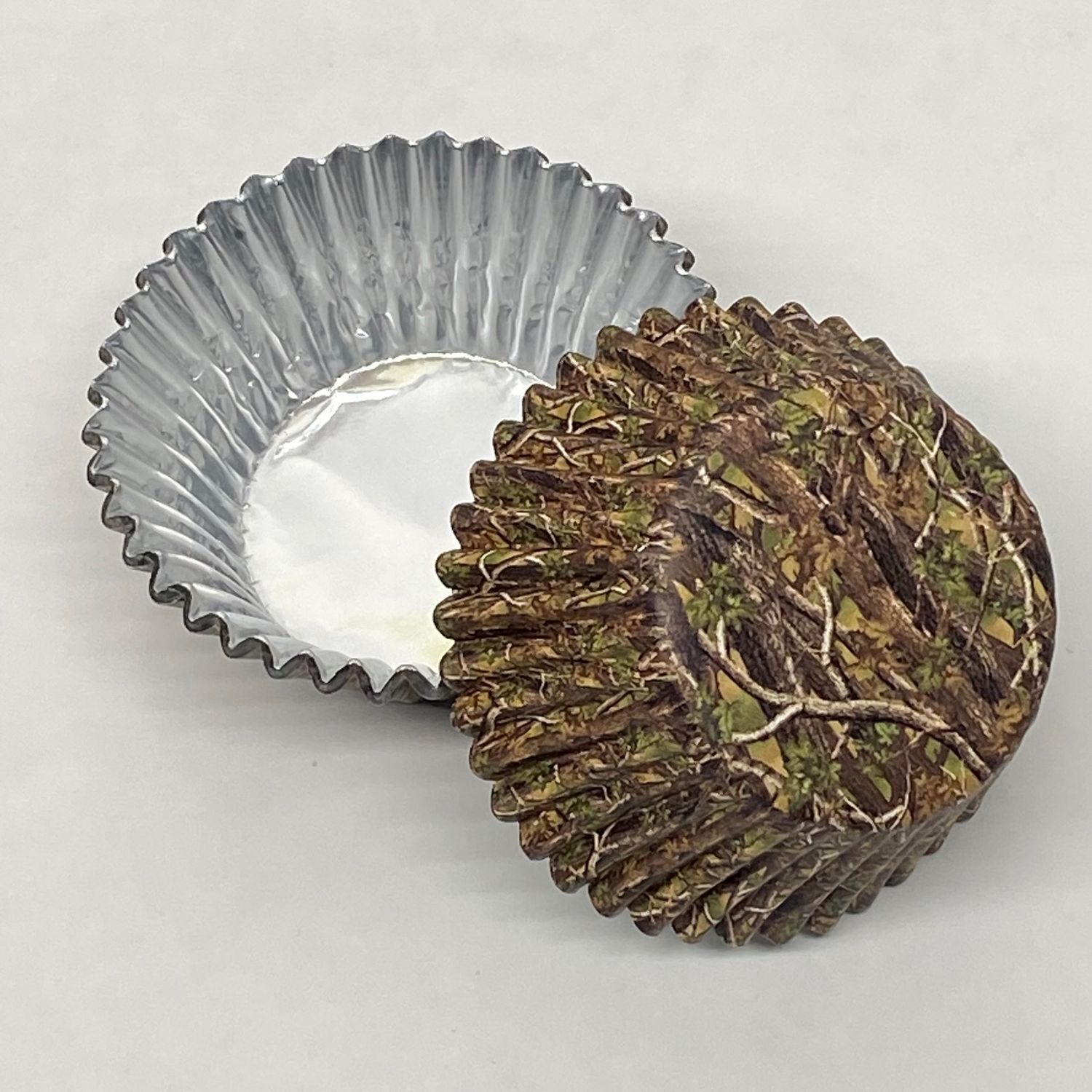 Foil Camouflage Baking Cup - Trees  (25 ct.)