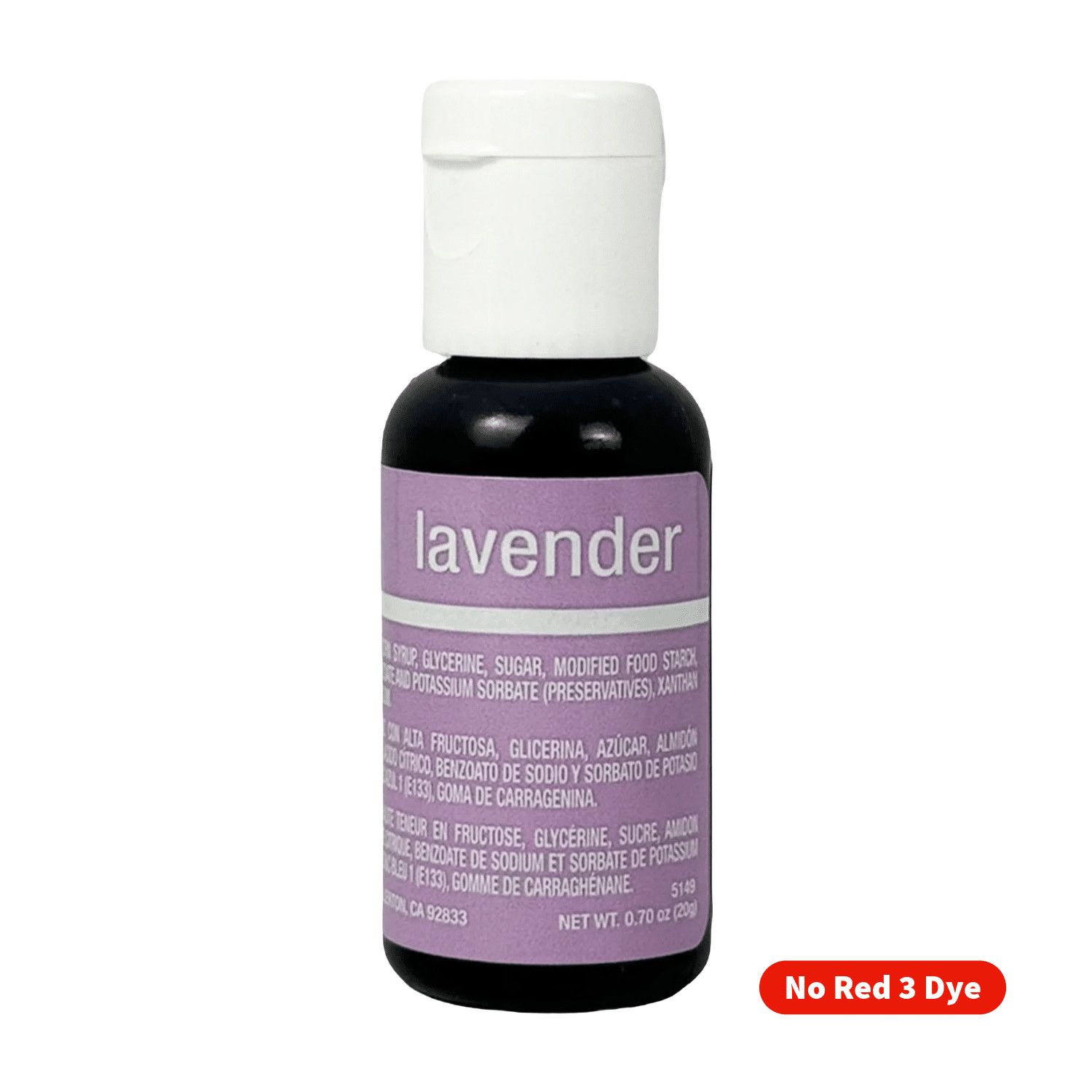 Lavender Chefmaster Liqua-gel (.70oz)