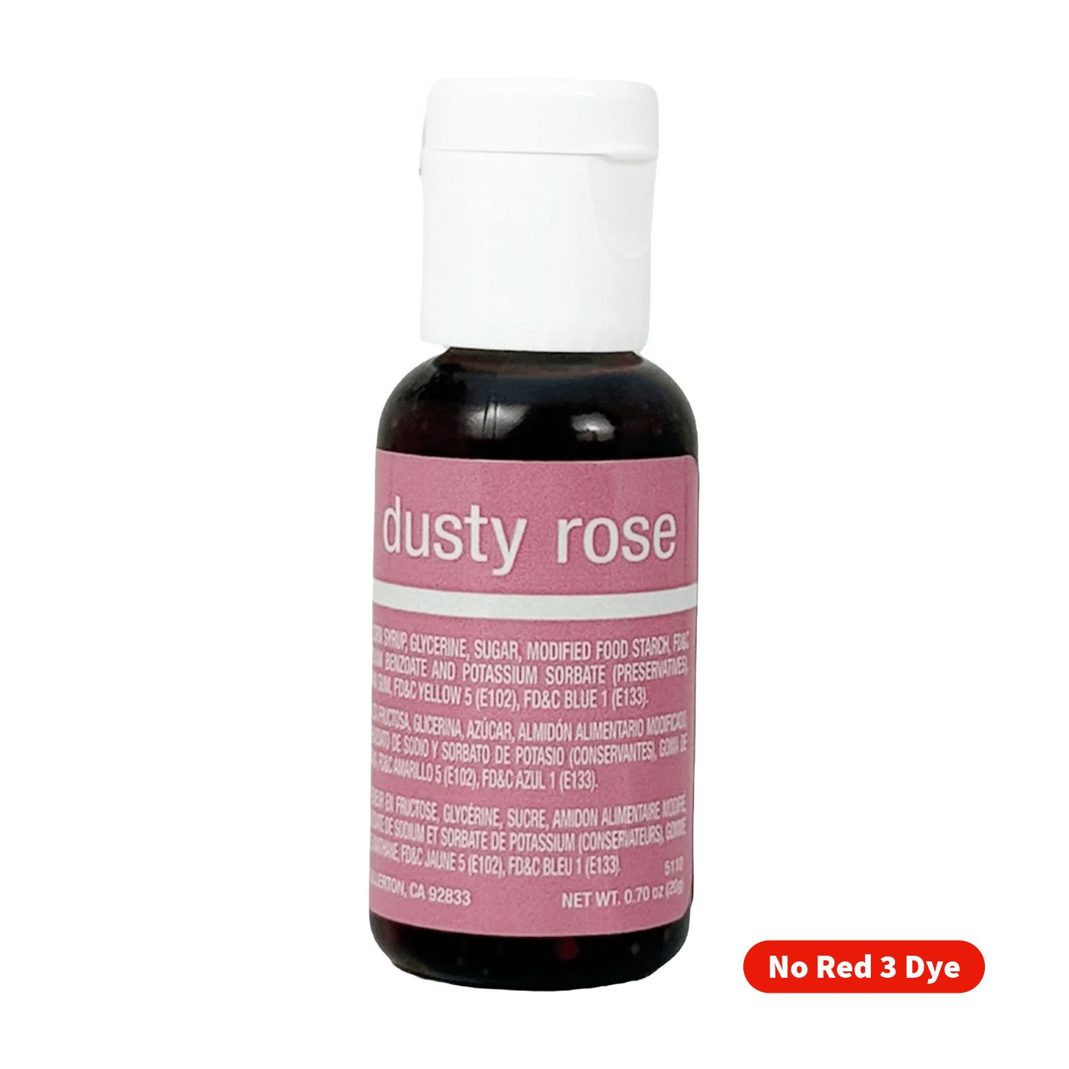 Dusty Rose Chefmaster Liqua-gel (.70oz)