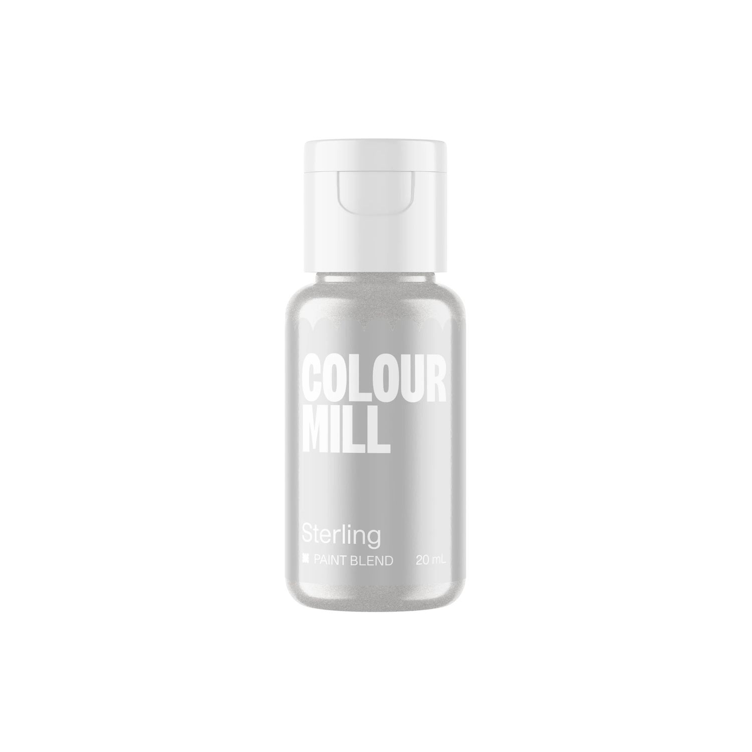 Edible Metallic Paint Blend - Sterling (20ml)