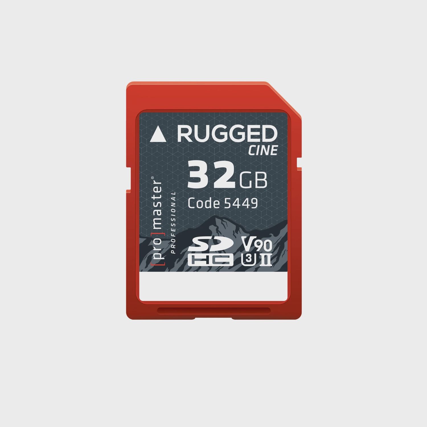 SDHC 32GB Rugged™ CINE UHS-II V90 Memory Card