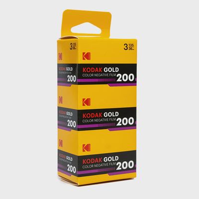 GOLD 200 Color Negative Film, 35mm 3-Pack
