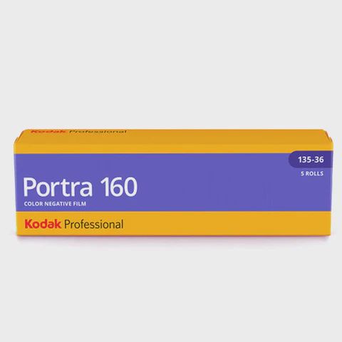 PORTRA 160 COLOR NEGATIVE FILM, 35MM 36 EXP. 5 PACK