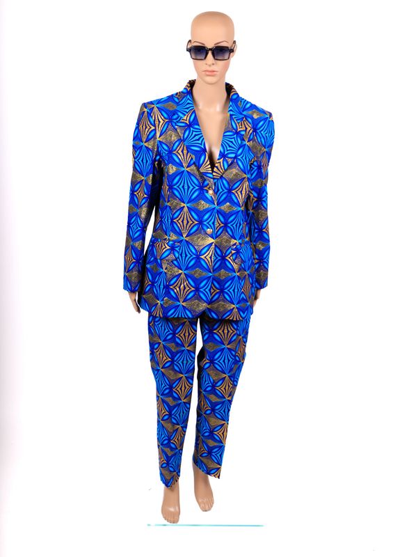 Ensemble tailleur bleu