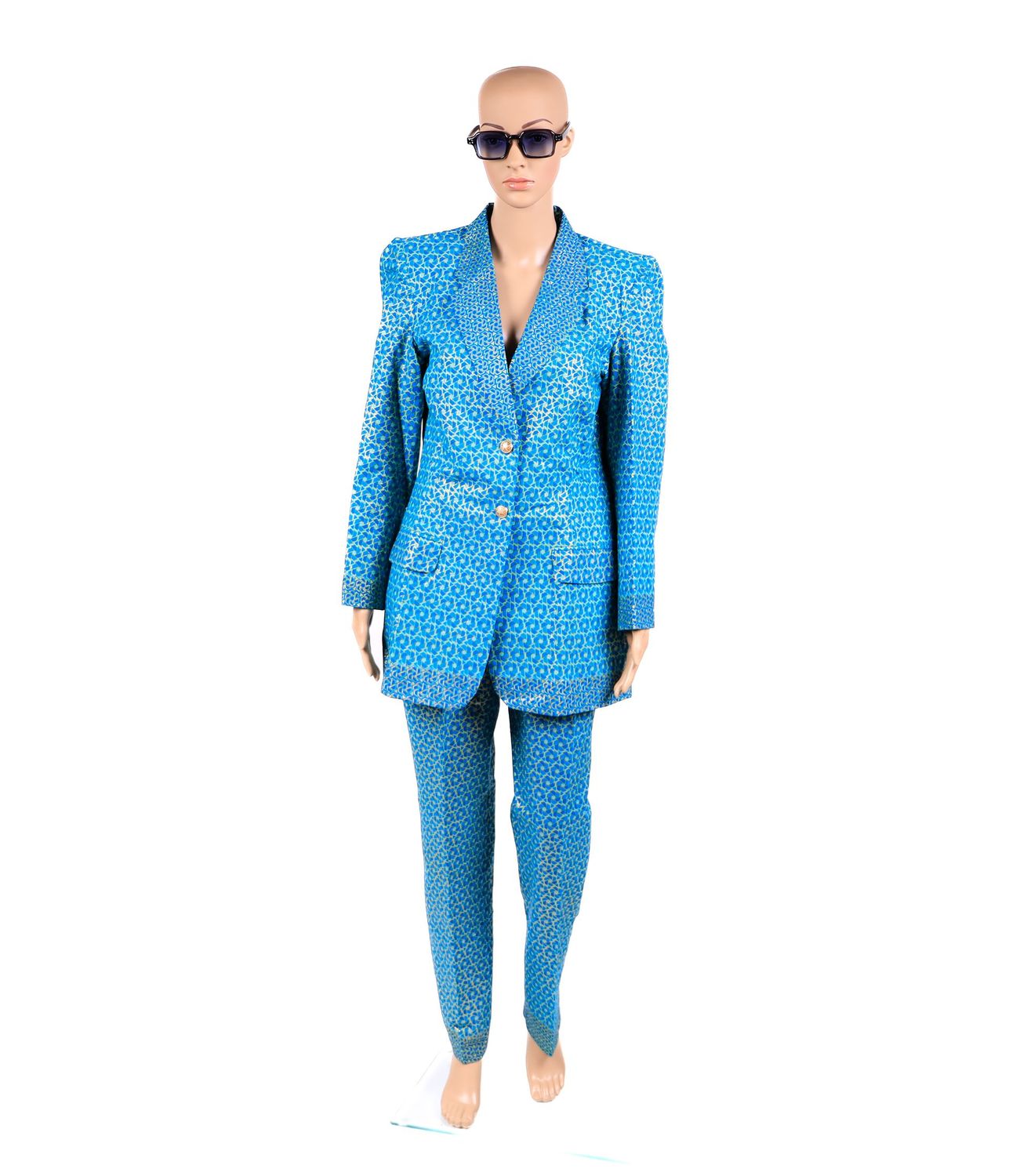Ensemble tailleur bleu clair