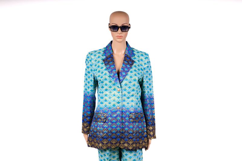 Veste nuances de bleu