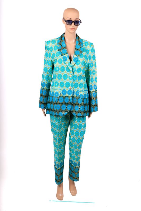 Ensemble tailleur nuances de bleu