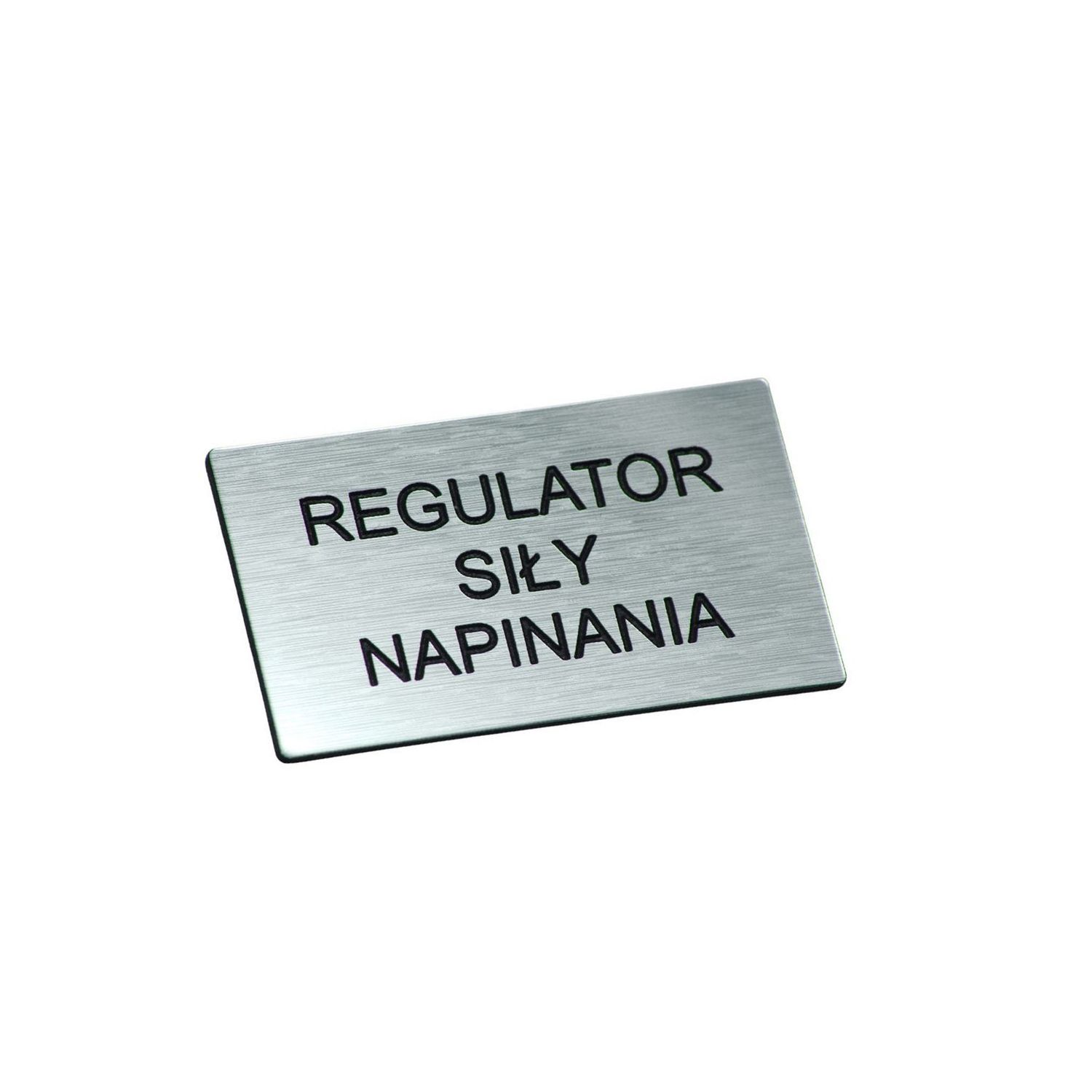 Tabliczka opisowa przycisków sterowniczych 50mm x 30mm personalizowany grawer