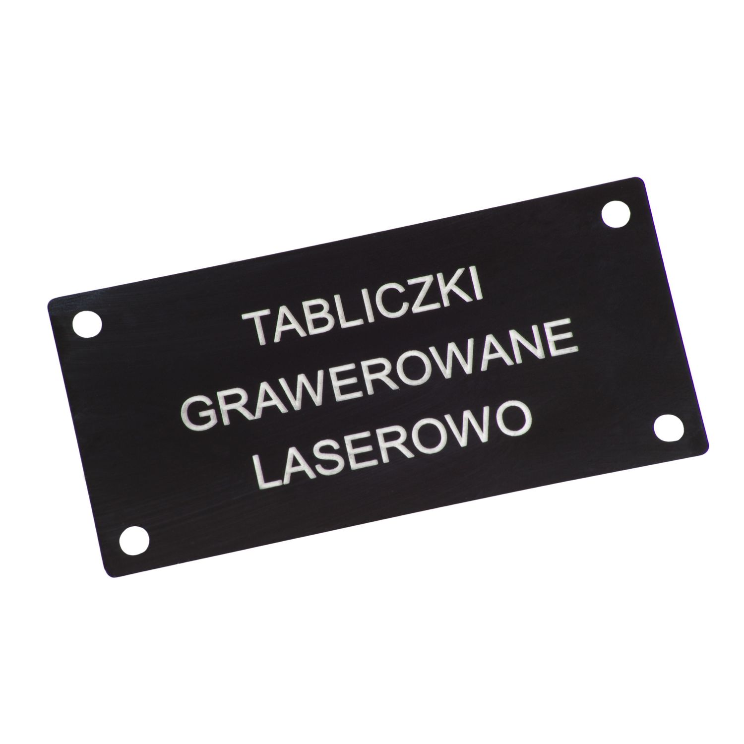 Tabliczka opisowa przycisków sterowniczych 90x45mm personalizowany grawer