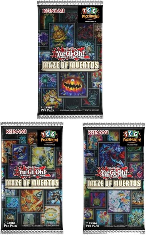 Yu-Gi-Oh – Maze of Muertos - 3 Booster - Deutsch - Offizielles Konami Sammelkarten