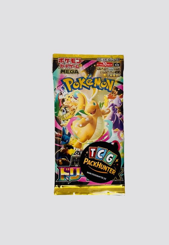 Pokémon - MEGA Dream EX (M2a) - Japanisch - 1 Booster Packs & PackHunter Toploader - Premium Set