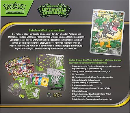 Pokemon Optimale Ordnung Top-Trainer-Box - Deutsch - & PackHunter Toploader - Sammelkartenspiel