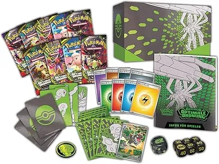 Pokemon Top-Trainer-Box Mega-Entwicklung – Erhabene Helden - Deutsch - & PackHunter Toploader - Sammelkartenspiel