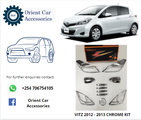Vitz chrome kit
