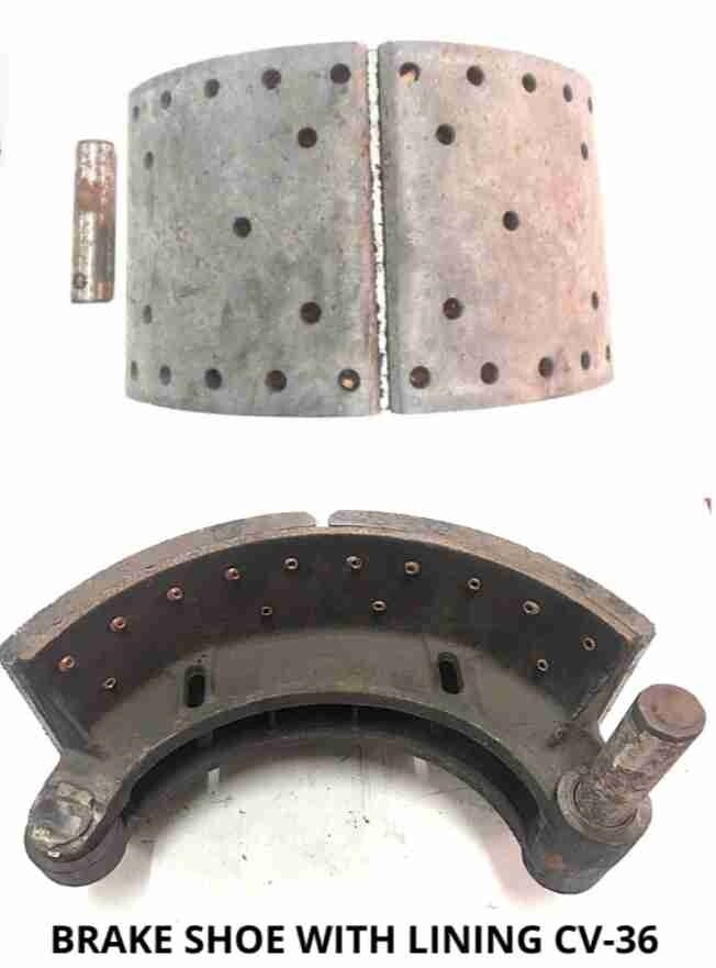 BRAKE SHOE WITH LINING CV-36