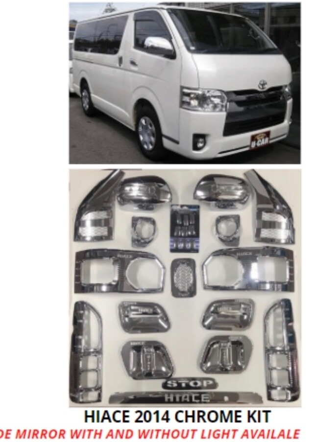 HIACE 2014 CHROME KIT