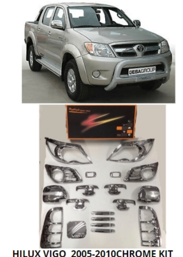Hilux vigo 2005-2010 chrome kit