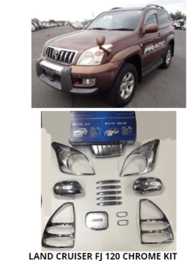 Land cruiser FJ120 Chrome Kit