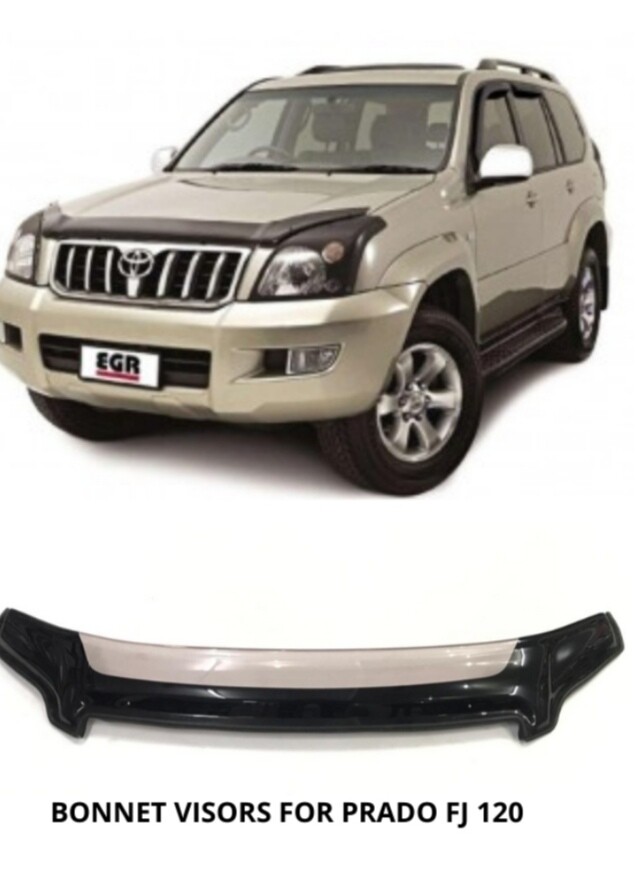 Bonnet visors for fj 120